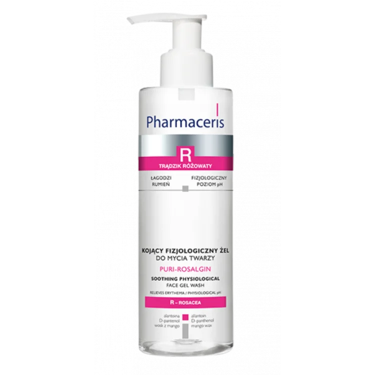 PHARMACERIS R Kojacy fizjologiczny zel do mycia twarzy PURI-ROSALGIN, 190ml PHARMACERIS R Kojacy fizjologiczny zel do mycia twarzy PURI-ROSALGIN, 190ml