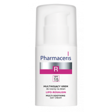 PHARMACERIS M multi-kojący  krem SPF 15 do twarzy dla skóry suchej, normalnej i wrażliwej LIPO-ROSALGIN, 30ml PHARMACERIS M multi-kojący  krem SPF 15 do twarzy dla skóry suchej, normalnej i wrażliwej LIPO-ROSALGIN, 30ml