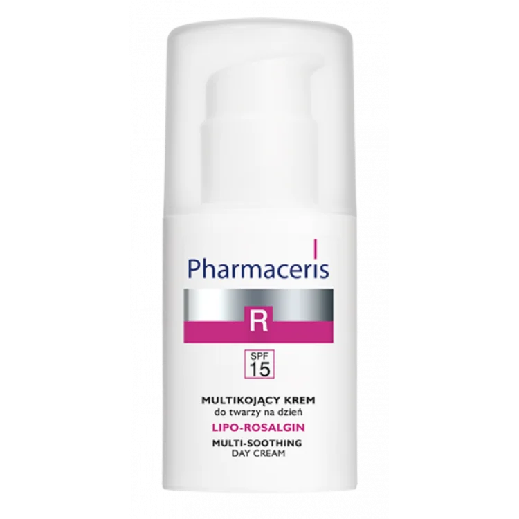 PHARMACERIS M multi-kojący krem SPF 15 do twarzy dla skóry suchej, normalnej i wrażliwej LIPO-ROSALGIN, 30ml PHARMACERIS M multi-kojący krem SPF 15 do twarzy dla skóry suchej, normalnej i wrażliwej LIPO-ROSALGIN, 30ml