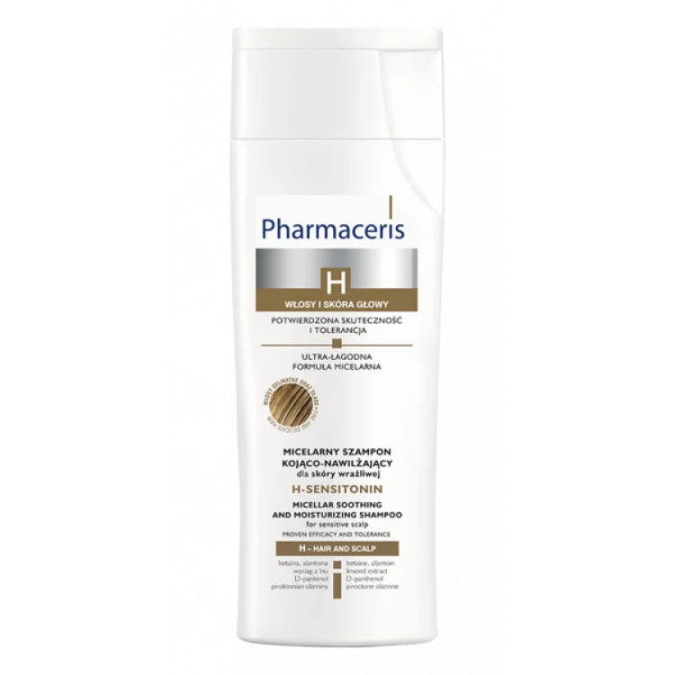 PHARMACERIS H micelarny szampon kojaco-nawilzajacy do skóry wrażliwej H-SENSITONIN, 200ml PHARMACERIS H micelarny szampon kojaco-nawilzajacy do skóry wrażliwej H-SENSITONIN, 200ml