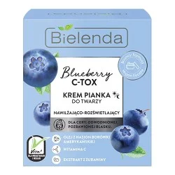 BIELENDA BLUEBERRY C-TOX nawilżająco - rozświetlający krem -pianka 40ml BIELENDA BLUEBERRY C-TOX nawilżająco - rozświetlający krem -pianka 40ml