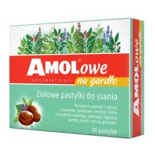 Amolowe pastylki na gardlo 16szt,56g Amolowe pastylki na gardlo 16szt,56g