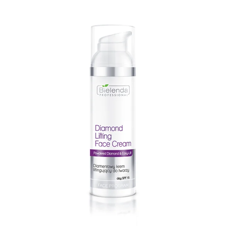 BIELENDA PROFESSIONAL Diamentowy krem liftingujacy do twarzy SPF 15, 100ml BIELENDA PROFESSIONAL Diamentowy krem liftingujacy do twarzy SPF 15, 100ml