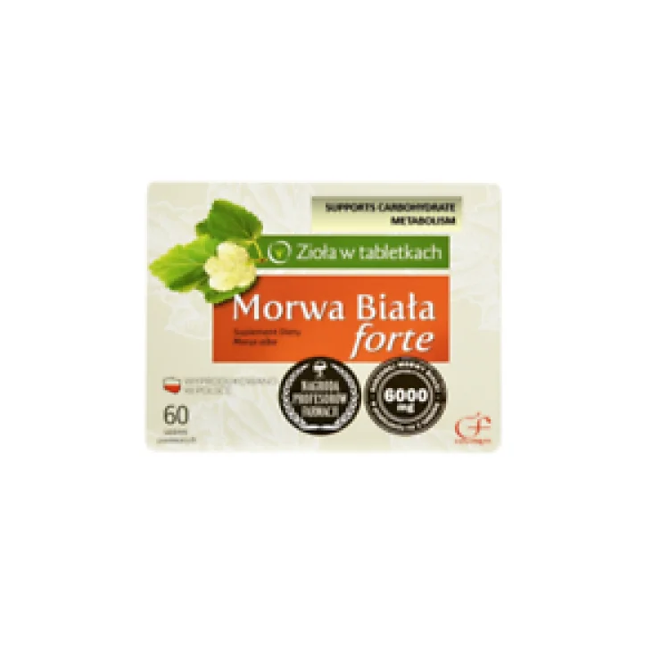 COLFARM Morwa Biała Forte 60 tabletek COLFARM Morwa Biała Forte 60 tabletek