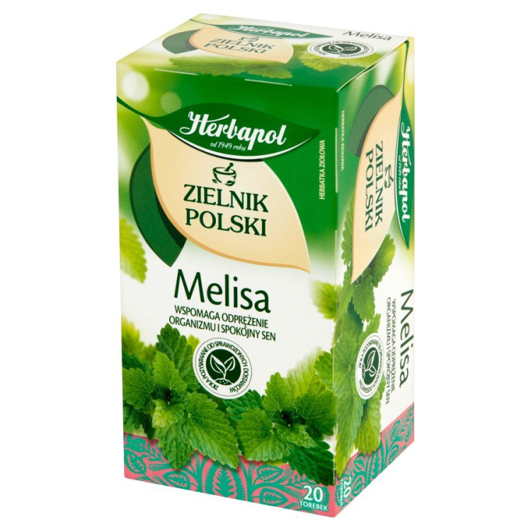 HERBAPOL ZIELNIK POLSKI HERBATA ZIOLOWA MELISA 40G