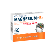 Polski Lek S.A. Magnez + vit. B6 z ekstraktem z melisy Stress Free 60 tabl. Polski Lek S.A. Magnez + vit. B6 z ekstraktem z melisy Stress Free 60 tabl.