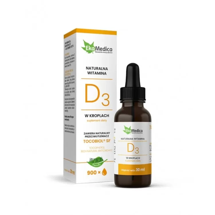 EkaMedica Witamina D3 Krople 30ml