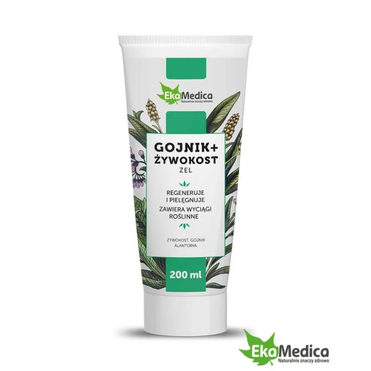 EkaMedica Regenerujący i Nawilżający Żel z Gojnikiem i Żywokostem 200ml EkaMedica Regenerujący i Nawilżający Żel z Gojnikiem i Żywokostem 200ml