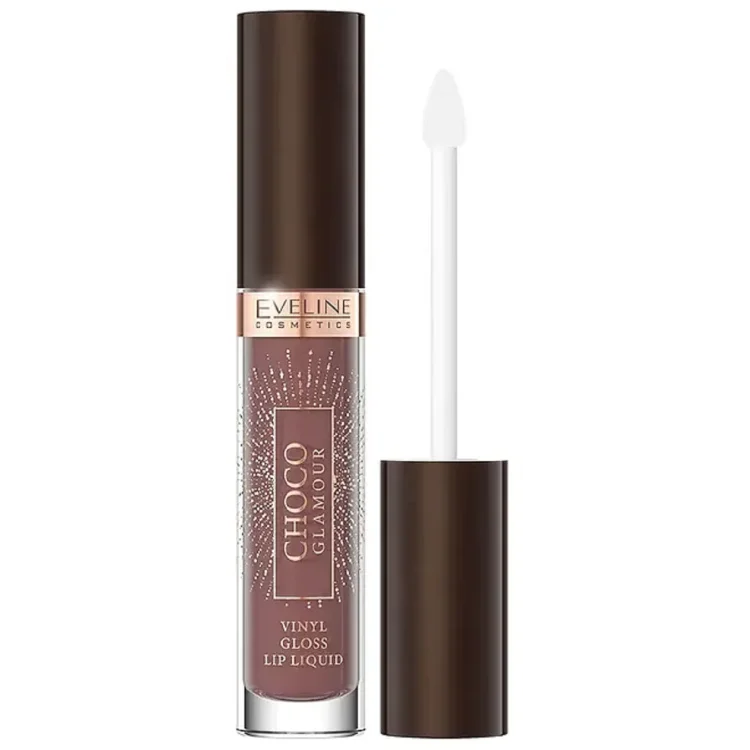 Eveline Choco Glamour Pomadka Winylowa w Płynie z Efektem Glossy Lips Nr 02 Deep Cherry Chocolate 4,5ml Eveline Choco Glamour Pomadka Winylowa w Płynie z Efektem Glossy Lips Nr 02 Deep Cherry Chocolate 4,5ml