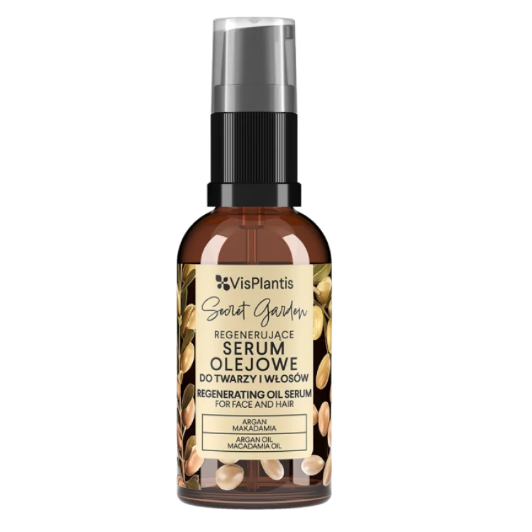 Vis Plantis Secret Garden Regenerujące Serum Olejowe do Twarzy i Włosów 30ml Vis Plantis Secret Garden Regenerujące Serum Olejowe do Twarzy i Włosów 30ml