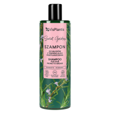 Vis Plantis Secret Garden Szampon do Włosów z Tendencją do Przetłuszczania się z Ekstraktem Rozmarynu Ostropestu i Melisy 400ml Vis Plantis Secret Garden Szampon do Włosów z Tendencją do Przetłuszczania się z Ekstraktem Rozmarynu Ostropestu i Melisy 400ml