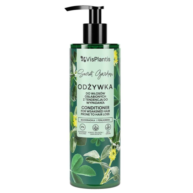 Vis Plantis Secret Garden Kozieradka Odżywka do Włosów Osłabionych z Tendencją do Wypadania 400ml Vis Plantis Secret Garden Kozieradka Odżywka do Włosów Osłabionych z Tendencją do Wypadania 400ml