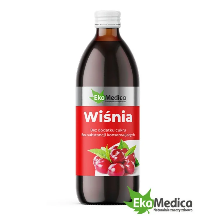 EkaMedica Sok Wiśnia 500ml EkaMedica Sok Wiśnia 500ml