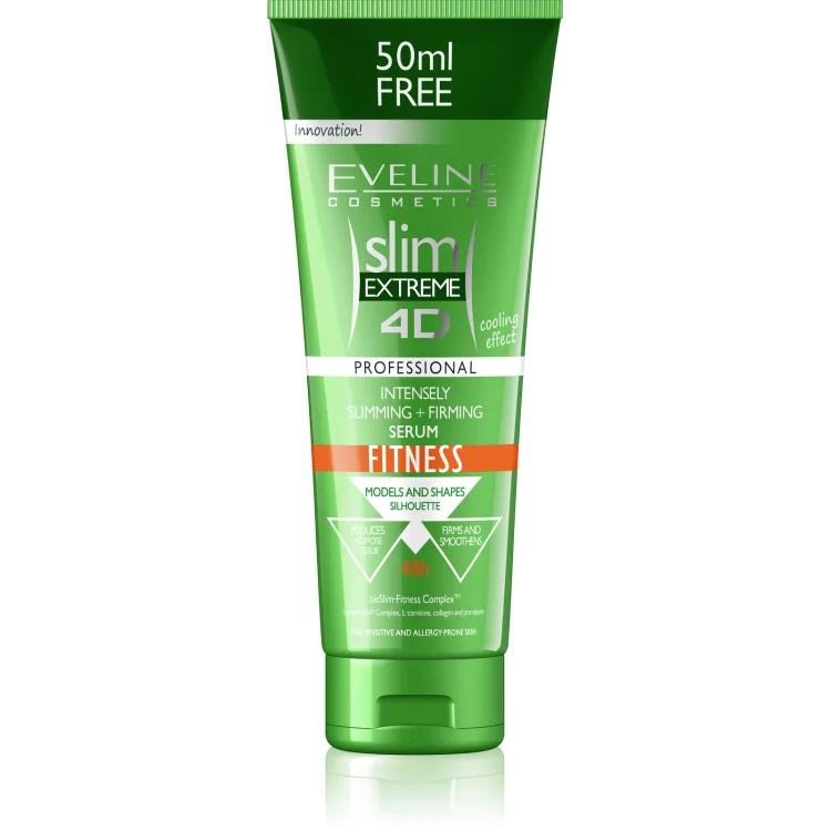 Eveline Slim Extreme 4D Fitness Serum Wyszczuplające Ujędrniające 250ml Eveline Slim Extreme 4D Fitness Serum Wyszczuplające Ujędrniające 250ml