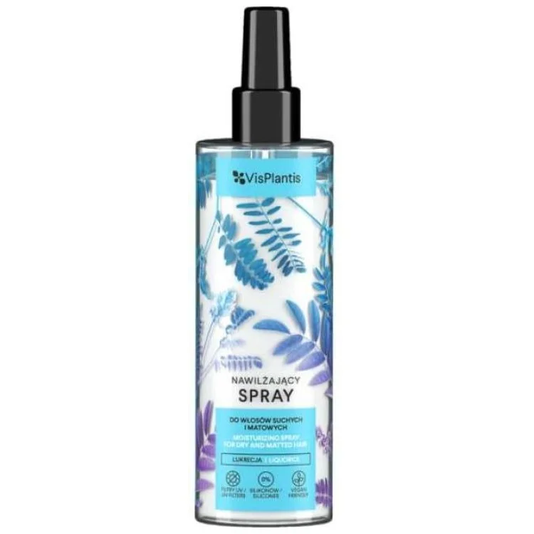 Vis Plantis Moisturizing Spray for Dry and Dull Hair with Liquorice 200ml Vis Plantis Moisturizing Spray for Dry and Dull Hair with Liquorice 200ml