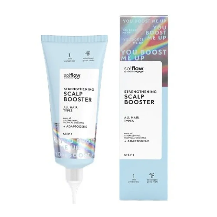 So!Flow Wzmacniający Booster do Skóry Głowy dla Każdego Rodzaju Włosów 100ml So!Flow Wzmacniający Booster do Skóry Głowy dla Każdego Rodzaju Włosów 100ml