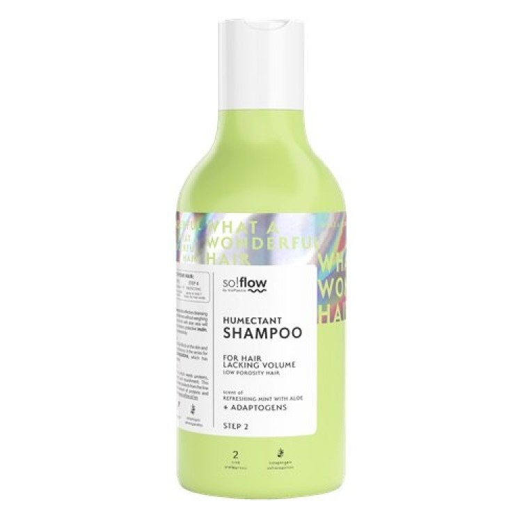 So!Flow Humektantowy Szampon do Włosów Niskoporowatych i Pozbawionych Objętości 400ml So!Flow Humektantowy Szampon do Włosów Niskoporowatych i Pozbawionych Objętości 400ml