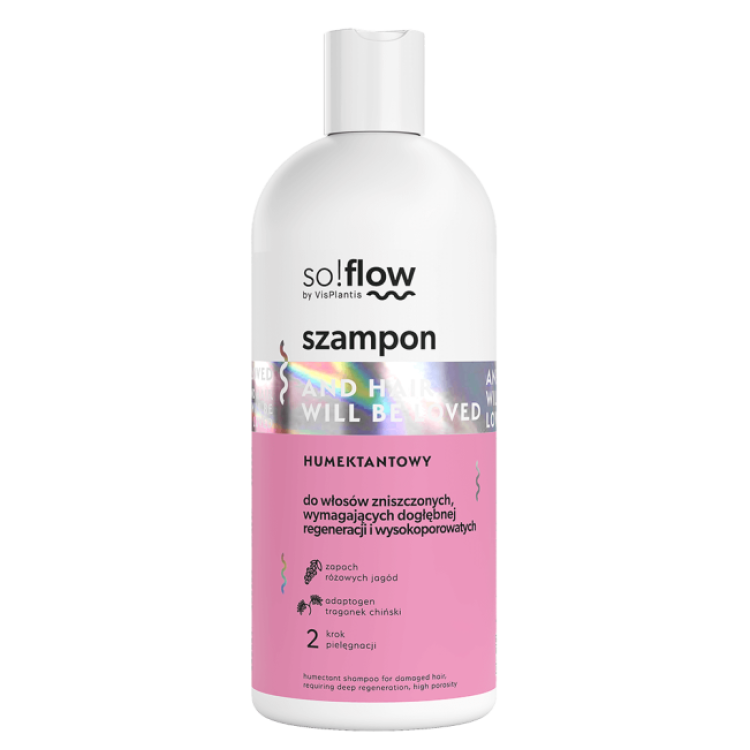 So!Flow by Vis Plantis Szampon Humektantowy do Włosów Zniszczonych Wymagających Dogłębnej Regeneracji 300ml So!Flow by Vis Plantis Szampon Humektantowy do Włosów Zniszczonych Wymagających Dogłębnej Regeneracji 300ml