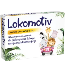 Aflofarm Lokomotiv Pastylki do Ssania dla Dzieci W Chorobie Lokomocyjnej 6 Tabletek
