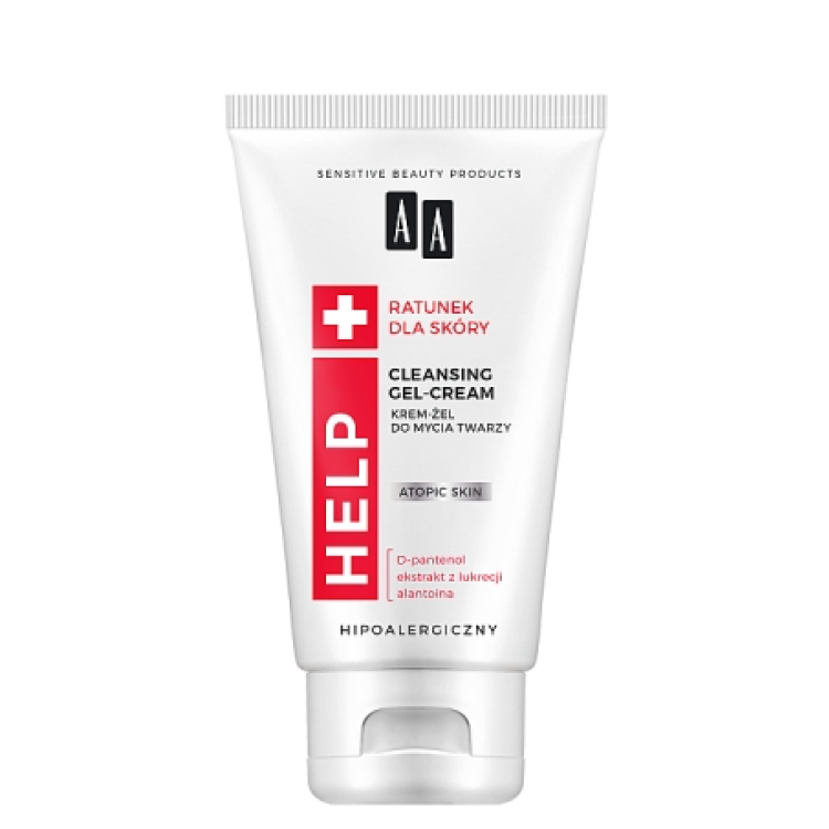 AA HELP Krem - żel do mycia twarzy dla skóry atopowej 150 ml AA HELP Krem - żel do mycia twarzy dla skóry atopowej 150 ml