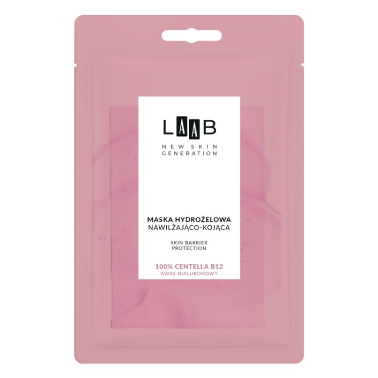 AA LAAB 100% CENTELLA B12 Maska hydrożelowa nawilżająco-kojąca 1 szt.