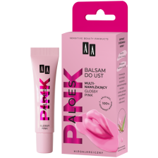 AA PINK ALOES Multinawilżający balsam do ust - glossy pink 10 g