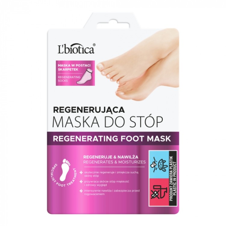 LBIOTICA REGENERUJĄCA MASKA DO STÓP W POSTACI NASĄCZONYCH SKARPETEK 32 ML LBIOTICA REGENERUJĄCA MASKA DO STÓP W POSTACI NASĄCZONYCH SKARPETEK 32 ML