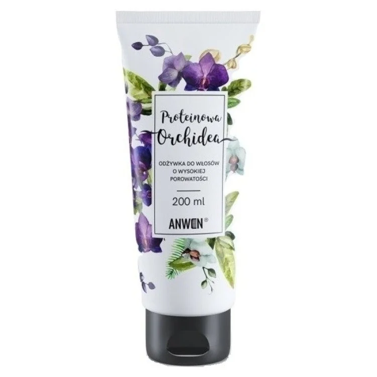 ANWEN PROTEINOWA ORCHIDEA ODZYWKA do włosów wysokoporowatych 200ml EXP:26.03 2025 ANWEN PROTEINOWA ORCHIDEA ODZYWKA do włosów wysokoporowatych 200ml EXP:26.03 2025