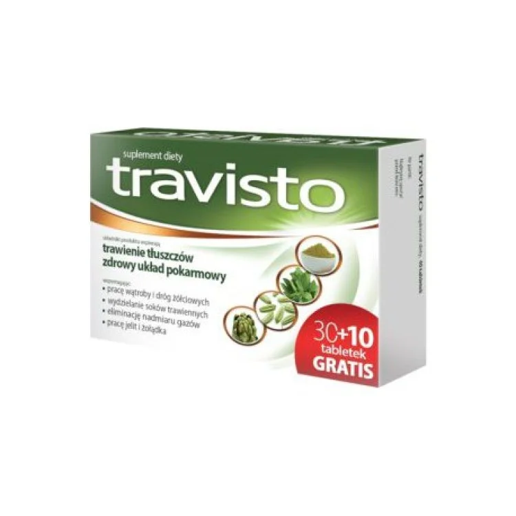 Aflofarm Travisto 40 tabletek (30 + 10 gratis) Aflofarm Travisto 40 tabletek (30 + 10 gratis)