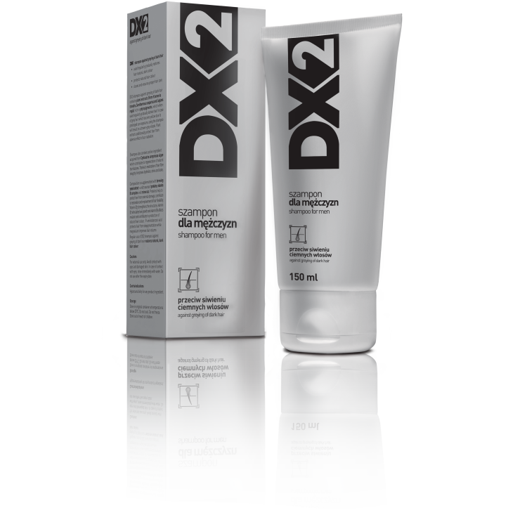 aflofarm DX2 szampon przeciw siwieniu ciemnych włosów 150ml