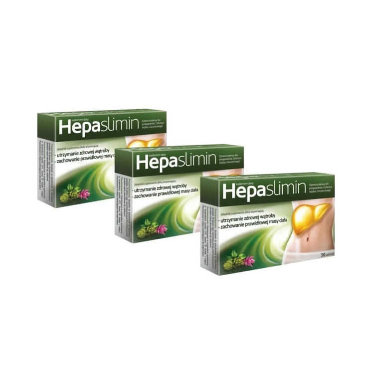 AFLOFARM Hepaslimin SUPER SAVER  3 PACK 90 tabletek