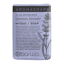 BARWA AROMA SOAPS Mydło w kostce lawenda 100 g BARWA AROMA SOAPS Mydło w kostce lawenda 100 g