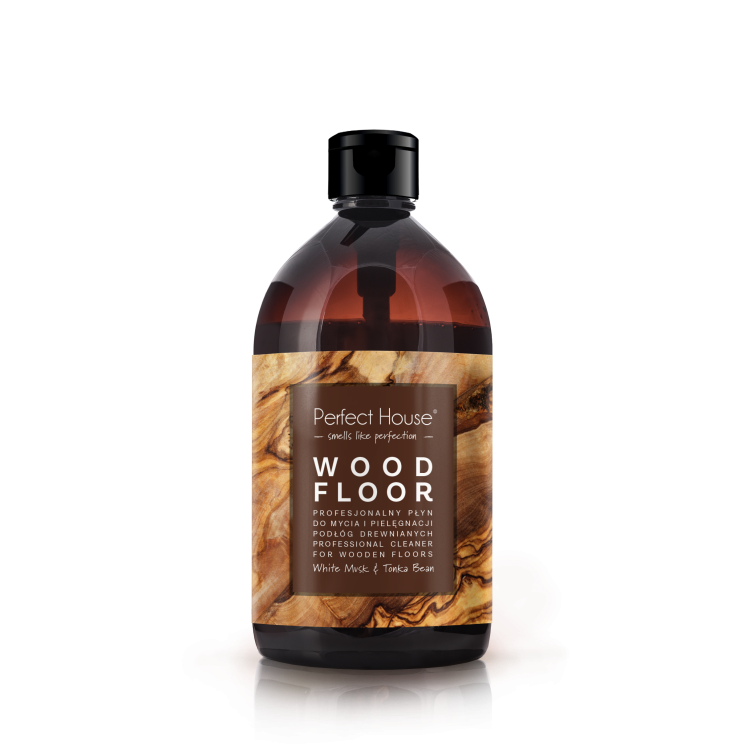BARWA PERFECT HOUSE WOOD FLOOR PROFESJONALNY PŁYN DO MYCIA I PIELĘGNACJI PODŁÓG DREWNIANYCH 500ml