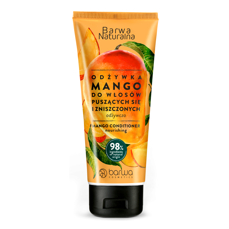 BARWA NATURALNA MANGO ODŻYWCZA ODŻYWK DO WŁOSÓW PUSZĄCYCH SIĘ I ZNISZCZONYCH 200ml