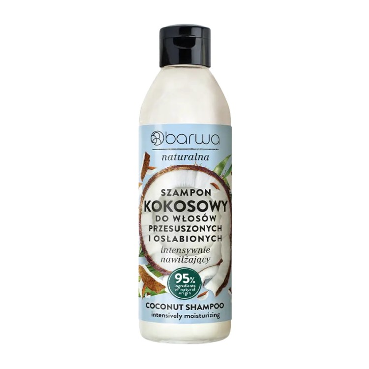 BARWA NATURALNA Szampon kokosowy nawilżający 300 ml BARWA NATURALNA Szampon kokosowy nawilżający 300 ml