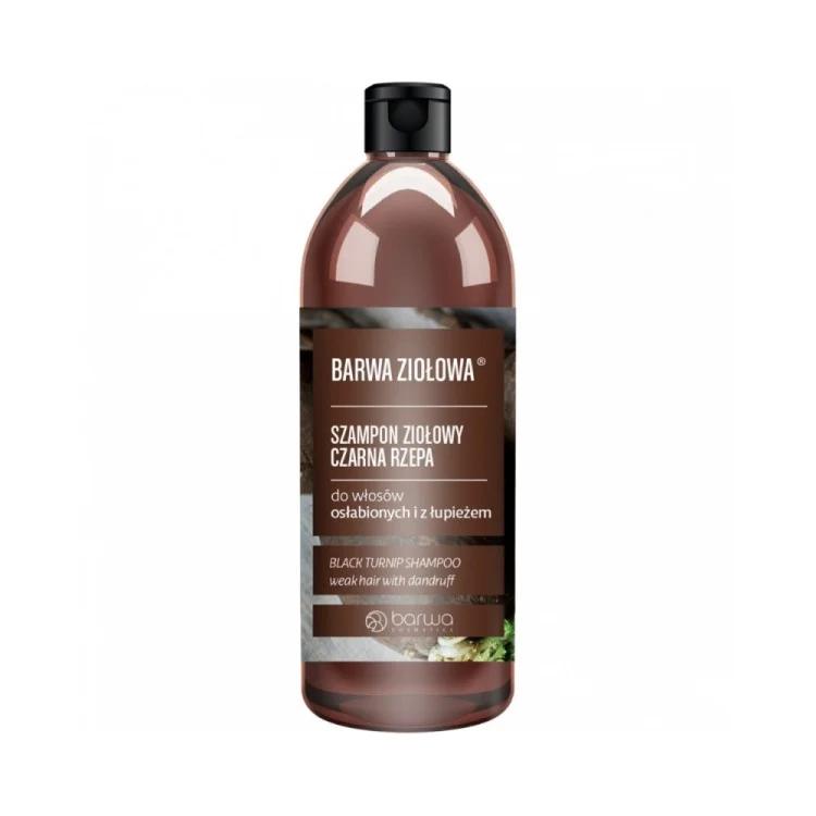 BARWA ZIOŁOWA SZAMPON ZIOŁOWY CZARNA RZEPA 480ML BARWA ZIOŁOWA SZAMPON ZIOŁOWY CZARNA RZEPA 480ML