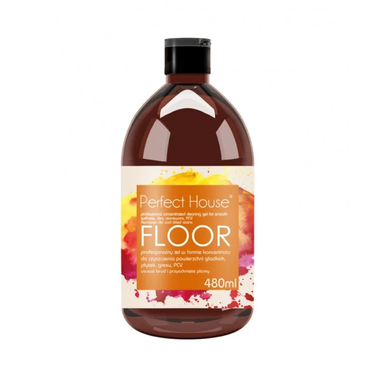 BARWA PERFECT HOUSE FLOOR PROFESJONALNY ŻEL DO CZYSZCZENIA POWIERZCHNI GŁADKICH, PŁYTEK, GRESU, PCV 480ML BARWA PERFECT HOUSE FLOOR PROFESJONALNY ŻEL DO CZYSZCZENIA POWIERZCHNI GŁADKICH, PŁYTEK, GRESU, PCV 480ML