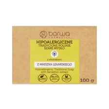 BARWA HIPOALERGICZNA HIPOALERGICZNE TRADYCYJNE POLSKIE SZARE MYDŁO Z EKSTRAKTEM Z MNISZKA LEKARSKIEGO100G BARWA HIPOALERGICZNA HIPOALERGICZNE TRADYCYJNE POLSKIE SZARE MYDŁO Z EKSTRAKTEM Z MNISZKA LEKARSKIEGO100G