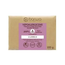BARWA HIPOALERGICZNA HIPOALERGICZNE TRADYCYJNE POLSKIE SZARE MYDŁO Z EKSTRAKTEM Z LUKRECJI  100G