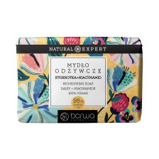 BARWA NATURAL EXPERT Odżywcze mydło w kostce Stokrotka + Niacynamid 100g BARWA NATURAL EXPERT Odżywcze mydło w kostce Stokrotka + Niacynamid 100g