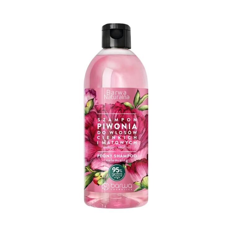 BARWA NATURALNA Piwonia szampon zwiększający objętość 500ml BARWA NATURALNA Piwonia szampon zwiększający objętość 500ml