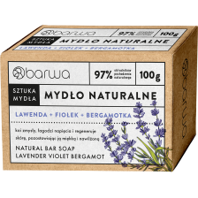 BARWA SZTUKA MYDŁA Naturalne mydło w kostce lawenda 100g