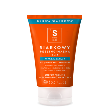 BARWA SIARKOWA PEELING - MASKA WYGŁADZAJĄCA 2 W 1 120ml BARWA SIARKOWA PEELING - MASKA WYGŁADZAJĄCA 2 W 1 120ml