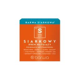 BARWA NEW Siarkowy krem matujący przeciwtrądzikowy 50ML BARWA NEW Siarkowy krem matujący przeciwtrądzikowy 50ML