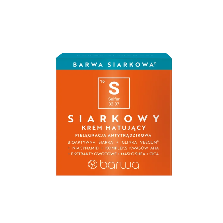BARWA NEW Siarkowy krem matujący przeciwtrądzikowy 50ML BARWA NEW Siarkowy krem matujący przeciwtrądzikowy 50ML
