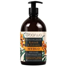 BARWA RECEPTURY NATURY Mydło w płynie nawilżające Rokitnik + Żeń-szeń  480 ml
