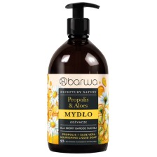 BARWA RECEPTURY NATURY Mydło w płynie odżywcze Propolis + Aloes 480 ml BARWA RECEPTURY NATURY Mydło w płynie odżywcze Propolis + Aloes 480 ml