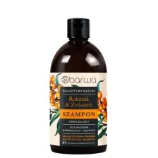 BARWA RECEPTURY NATURY Szampon Nawilżający Rokitnik + Żeń-szeń 380 ml