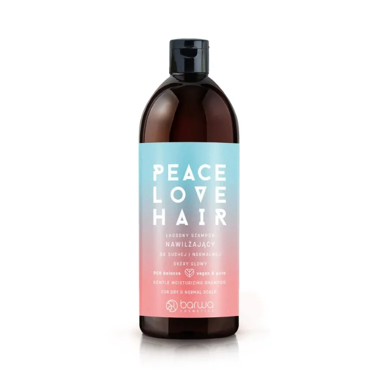 BARWA PEACE LOVE HAIR ŁAGODNY SZAMPON NAWILŻAJĄCY DO SUCHEJ I NORMALNEJ SKÓRY GŁOWY 480ML BARWA PEACE LOVE HAIR ŁAGODNY SZAMPON NAWILŻAJĄCY DO SUCHEJ I NORMALNEJ SKÓRY GŁOWY 480ML