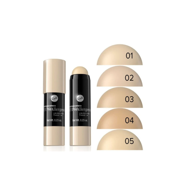 Bell hypoallergenic blend stick make-up intensywnie kryjący podkład w sztyfcie No: 03 brzoskwiniowy naturalny